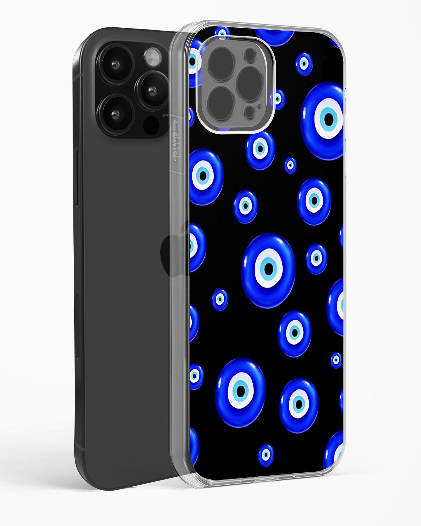 Evil Eye Amulet Protection Clear Silicone Case
