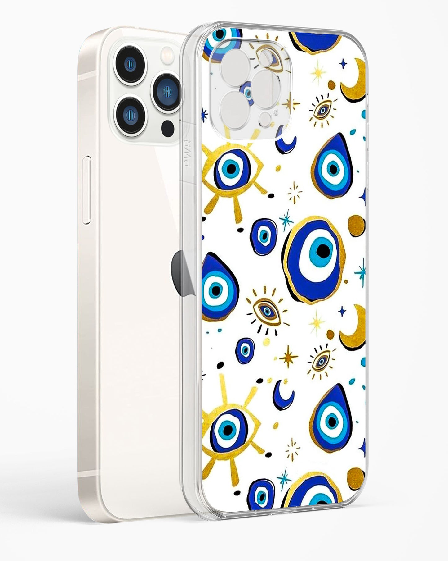 Evil Eye Nazar Protection Clear Silicone Case