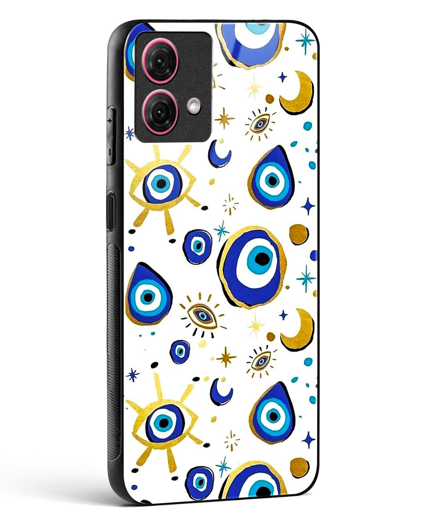 Evil Eye Nazar Protection Glass Phone Case-Moto G84 5G