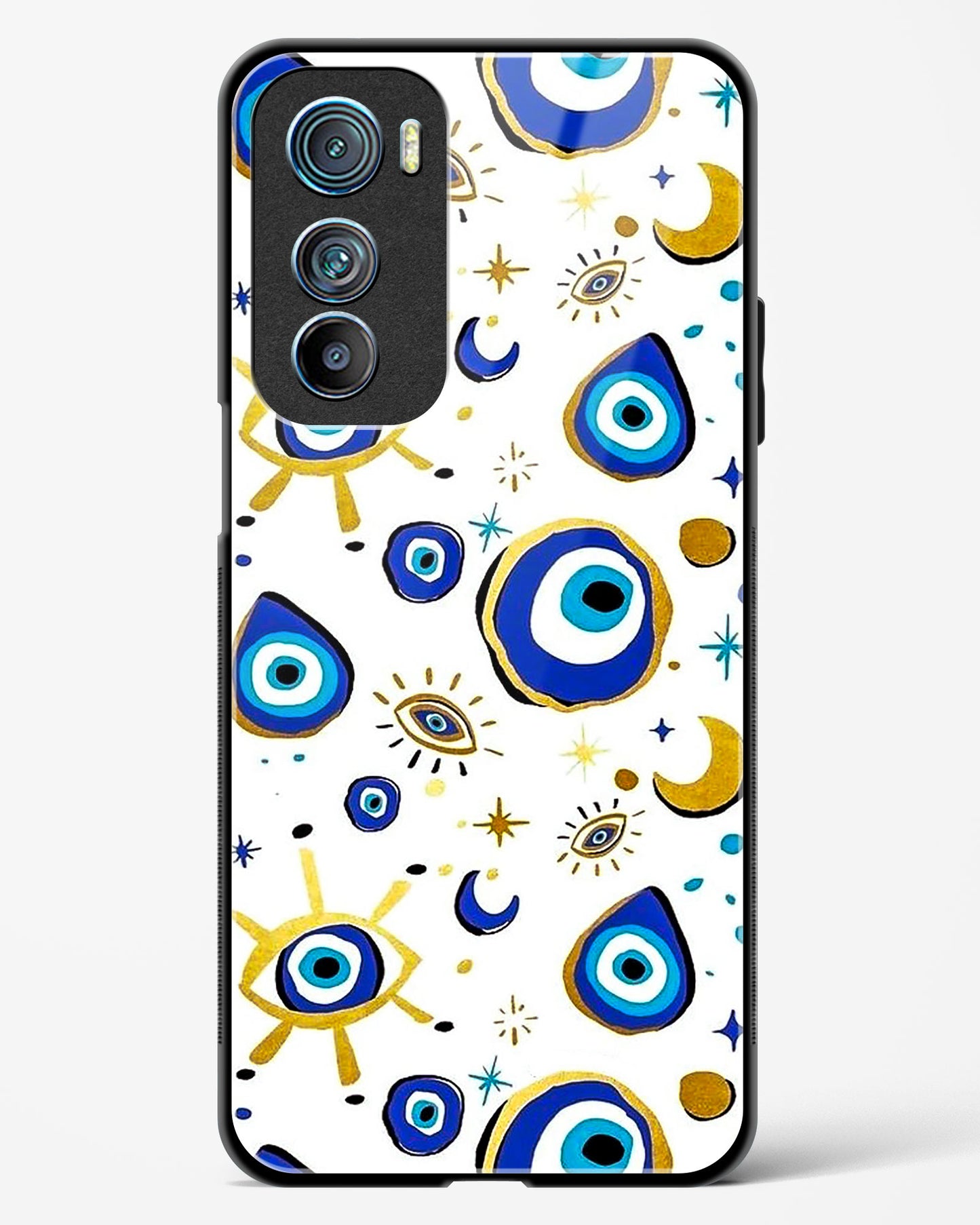 Evil Eye Nazar Protection Glass Phone Case-Motorola Edge 30
