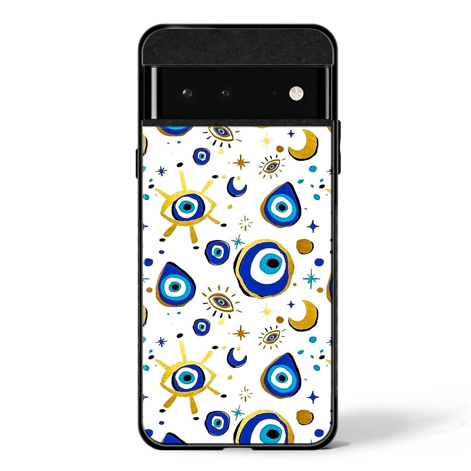 Evil Eye Nazar Protection Google Pixel Glass Phone Case