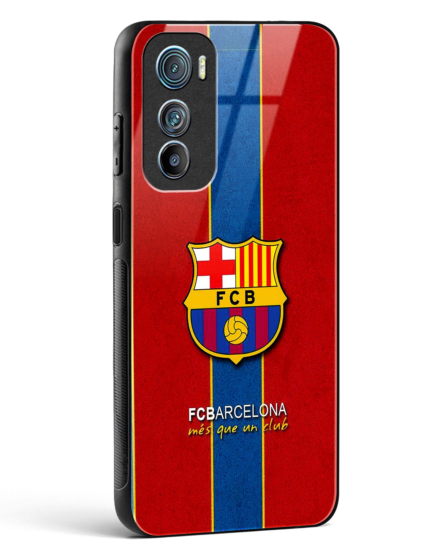 FCB inspired Glass Phone Case-Motorola Edge 30