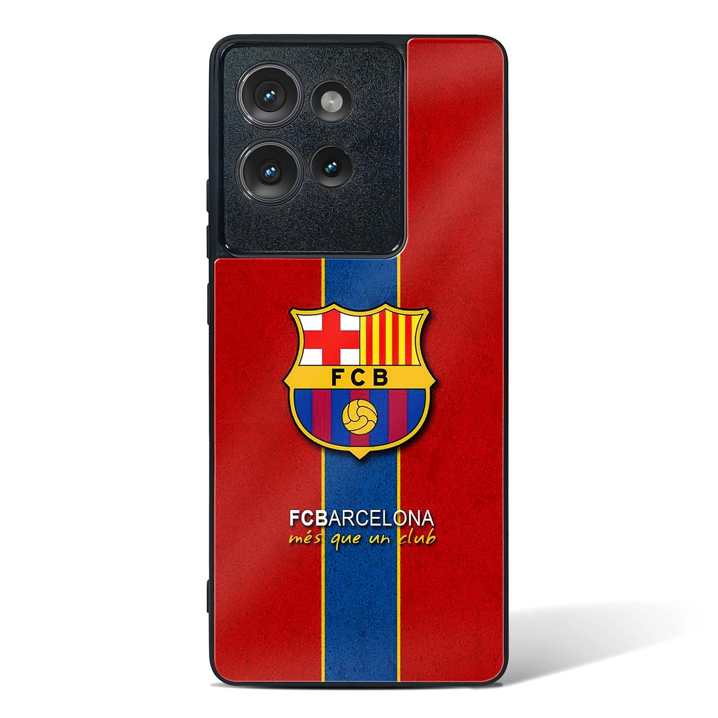 FCB inspired Glass Phone Case-Motorola Edge 50