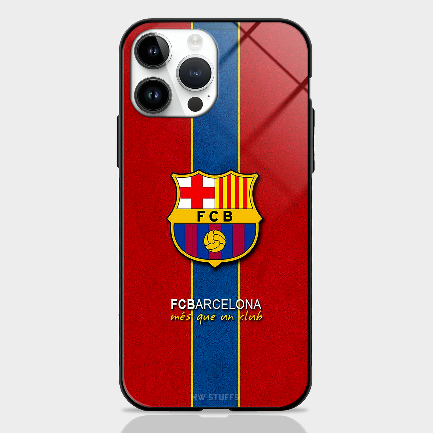 FCB Barcelona Football Club Glass Case - - MW Stuffs -