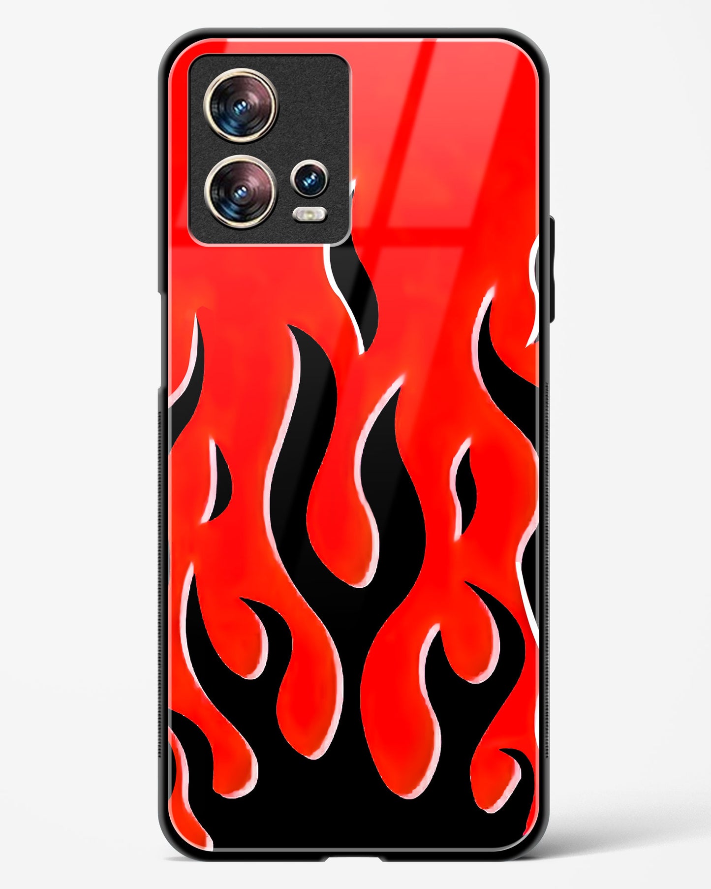 Flame Fusion Glass Phone Case-Motorola Edge 30 Fusion