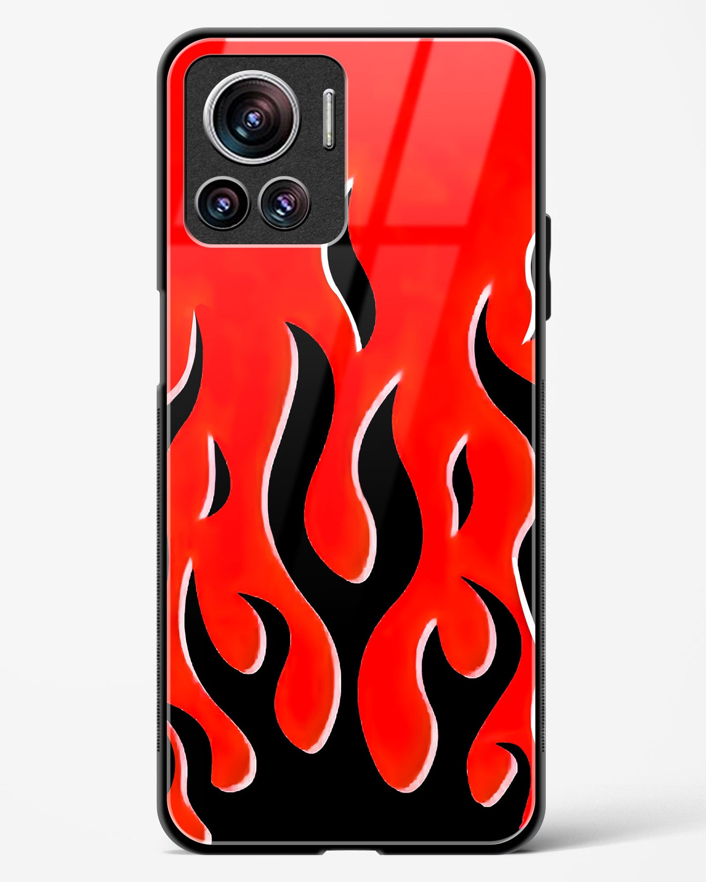 Flame Fusion Glass Phone Case-Motorola Edge 30 Ultra