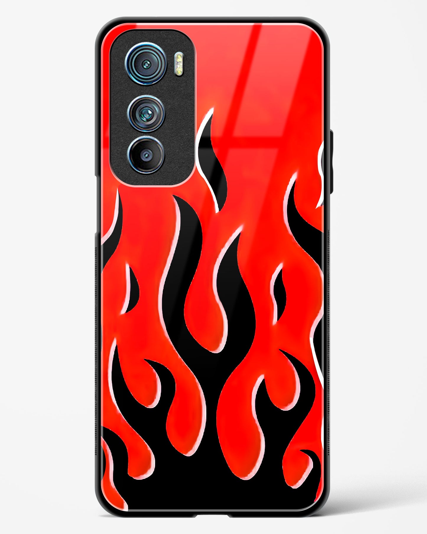 Flame Fusion Glass Phone Case-Motorola Edge 30