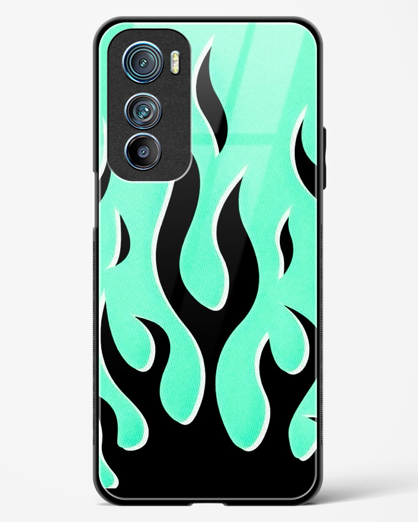 Flame Fusion Glass Phone Case-Motorola Edge 30