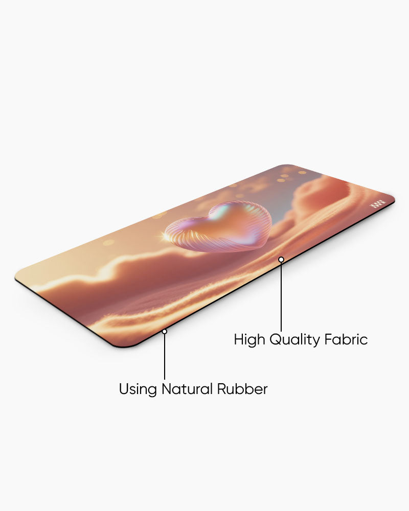 Floating Heart Desk Mat