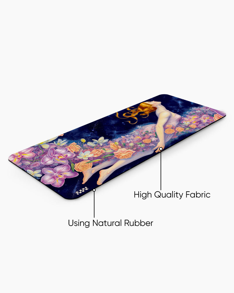 Flora Reverie Bloom Within the Cosmo Deskmat