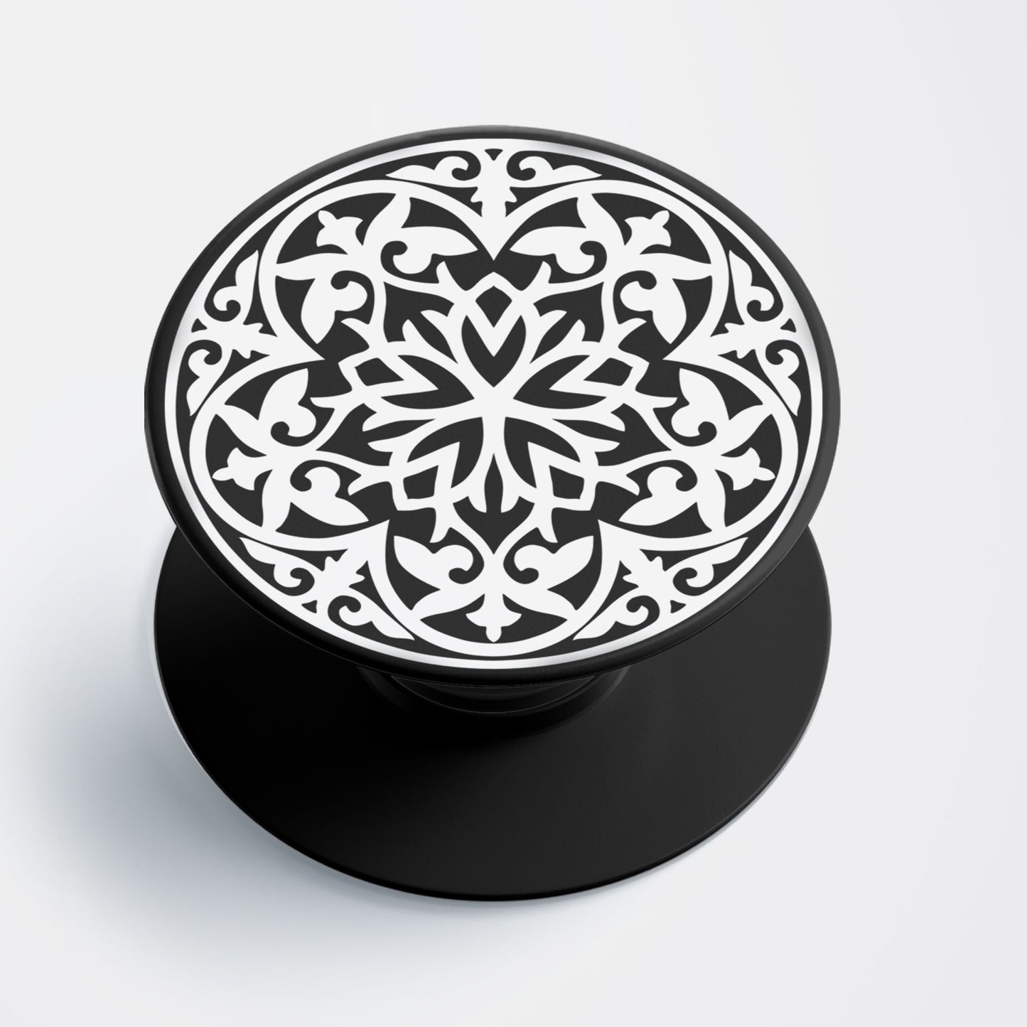 Floral Pattern Flat Pop Holder