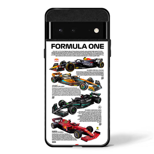 Formula 1 Racing Google Pixel Glass Phone Case