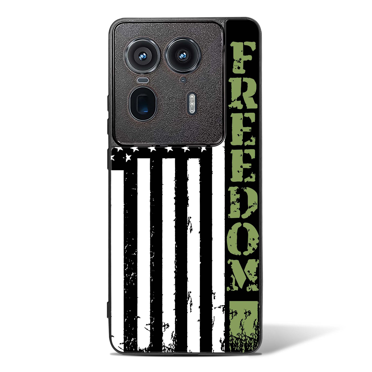 Freedom Flag Glass Phone Case-Motorola Edge 50 Ultra