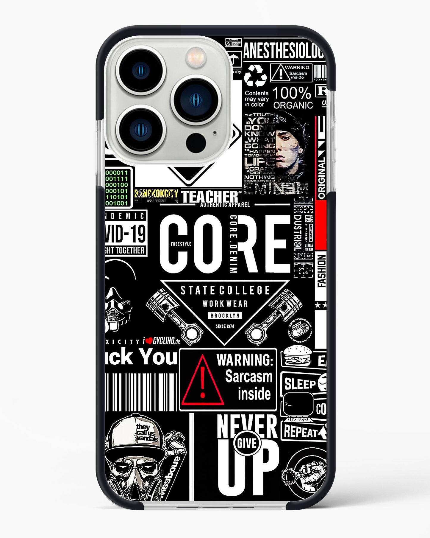 Funky Style Collage Impact Drop Protection Case