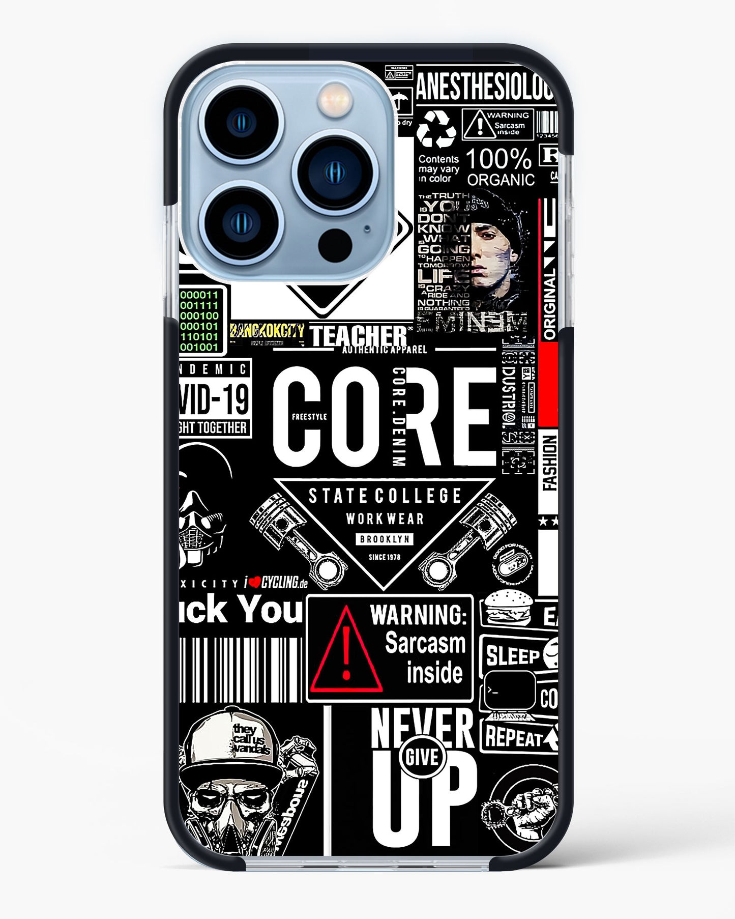 Funky Style Collage Impact Drop Protection Case