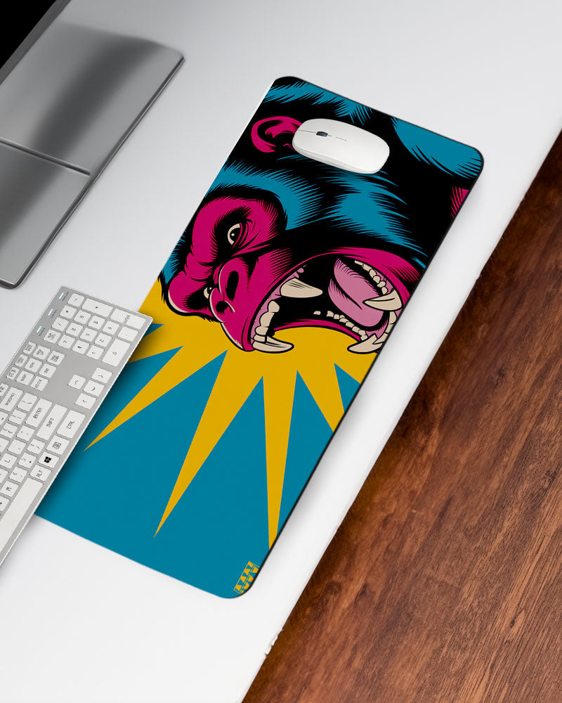 Fury Unleashed Neon Roar Deskmat