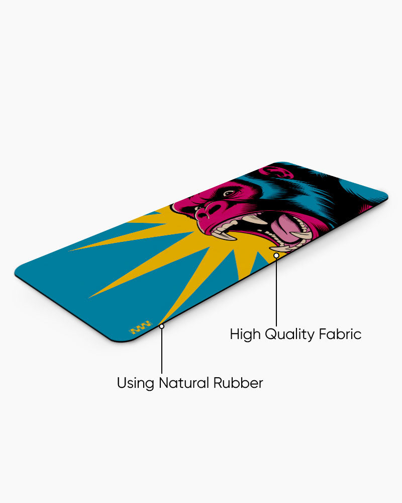 Fury Unleashed Neon Roar Deskmat