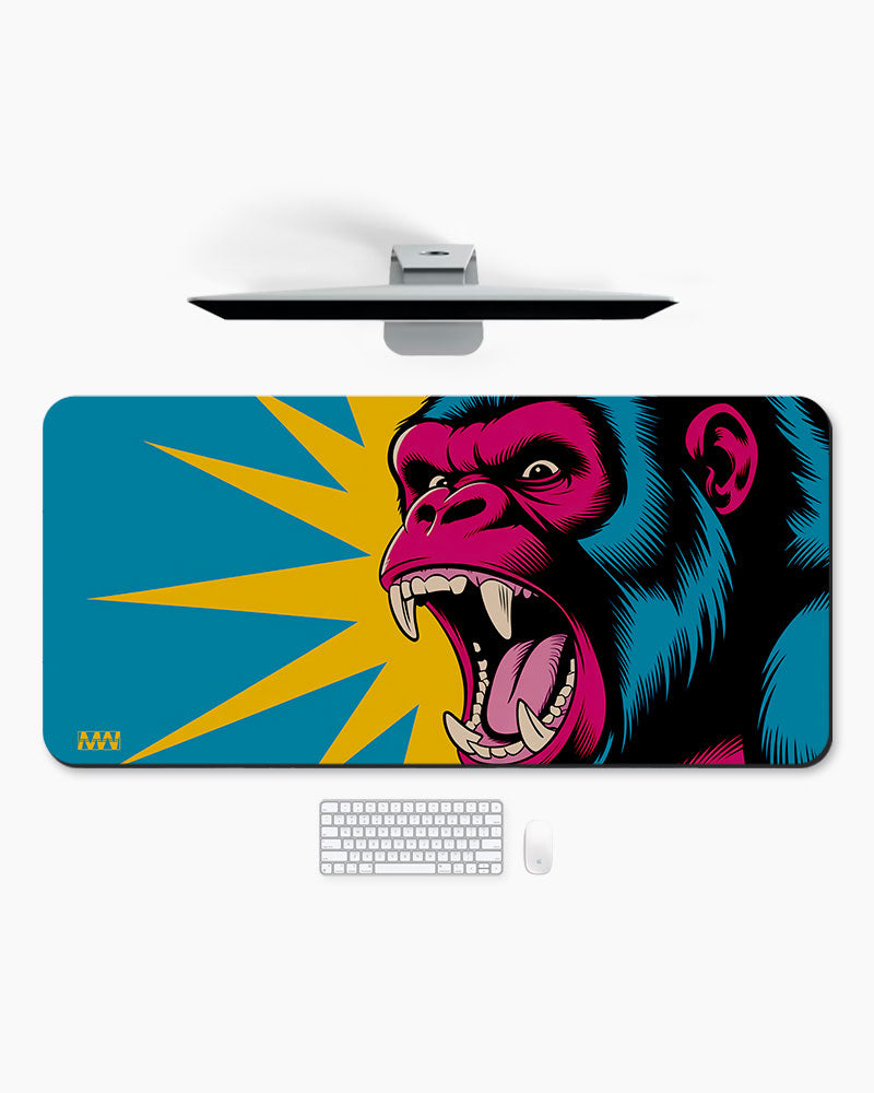 Fury Unleashed Neon Roar Deskmat