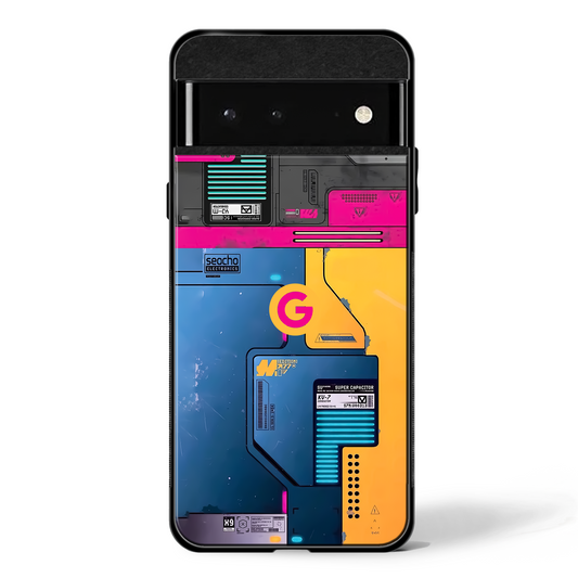 Futuristic Tech Design Google Pixel Glass Cases