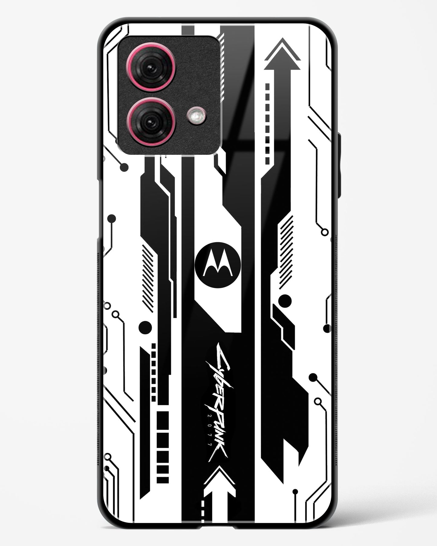 Gaming Abstract Glass Phone Case-Moto G84 5G