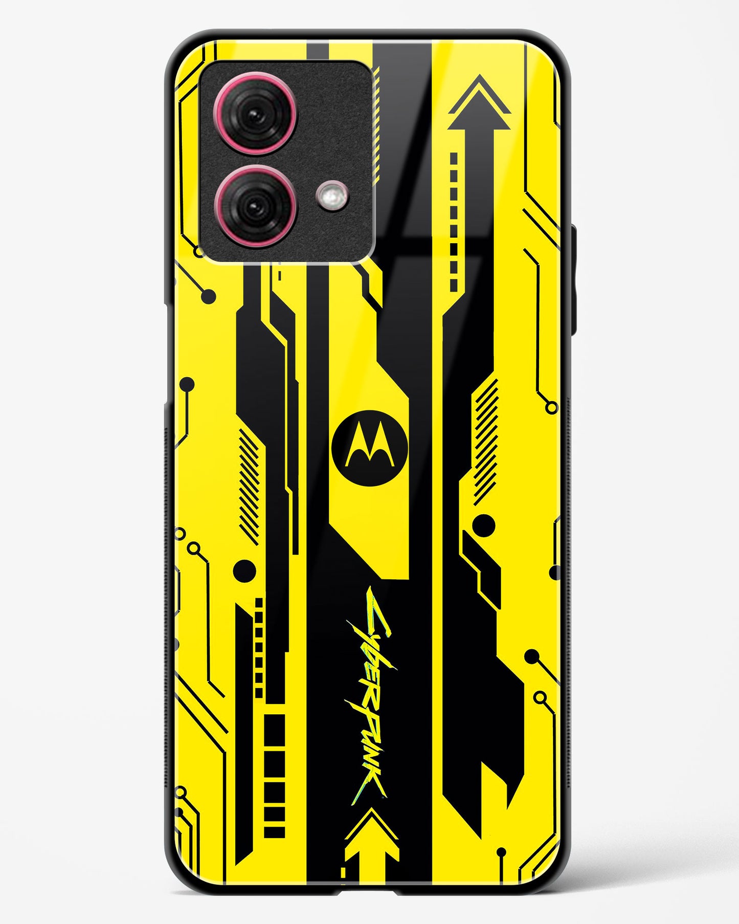 Gaming Abstract Glass Phone Case-Moto G84 5G