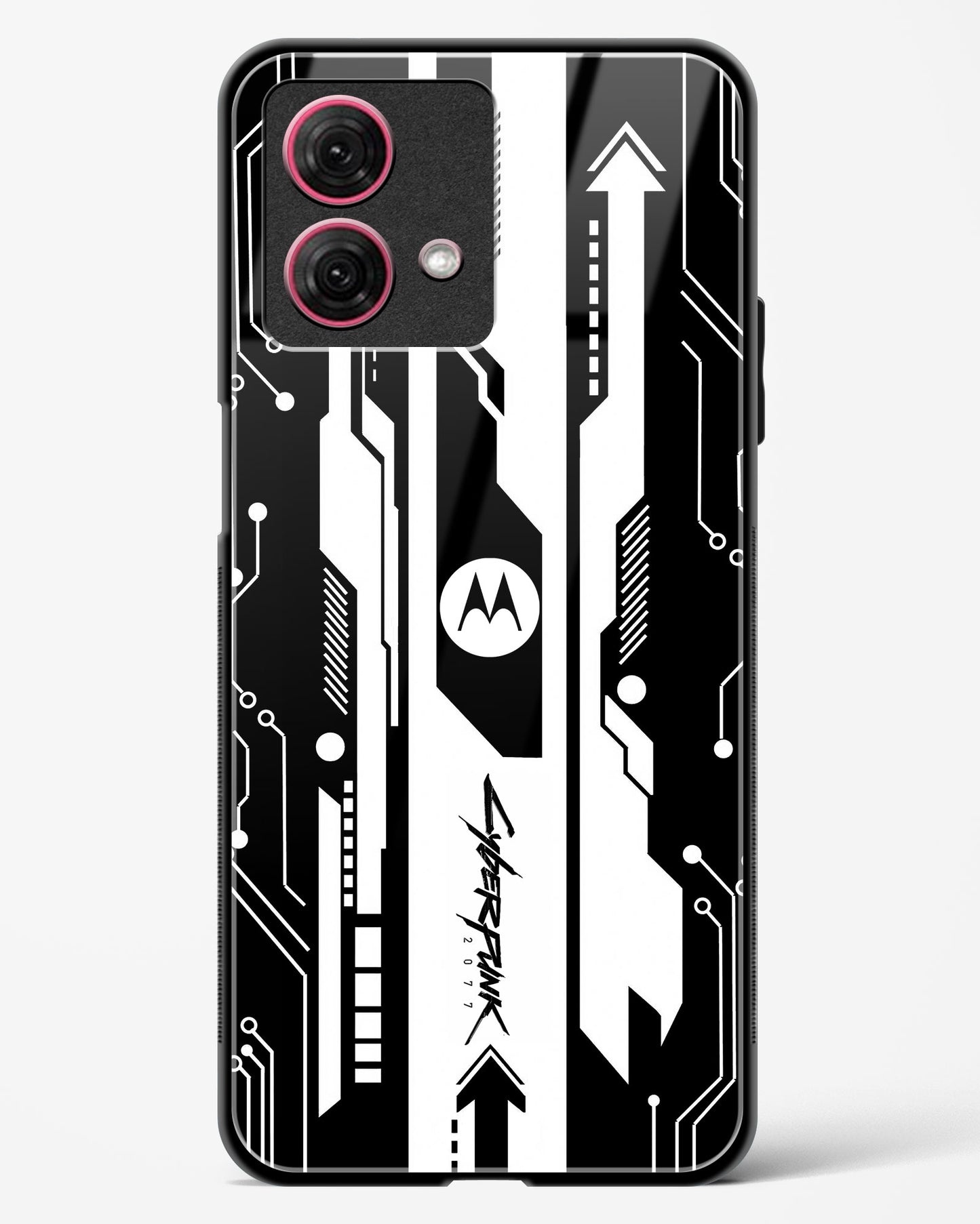 Gaming Abstract Glass Phone Case-Moto G84 5G