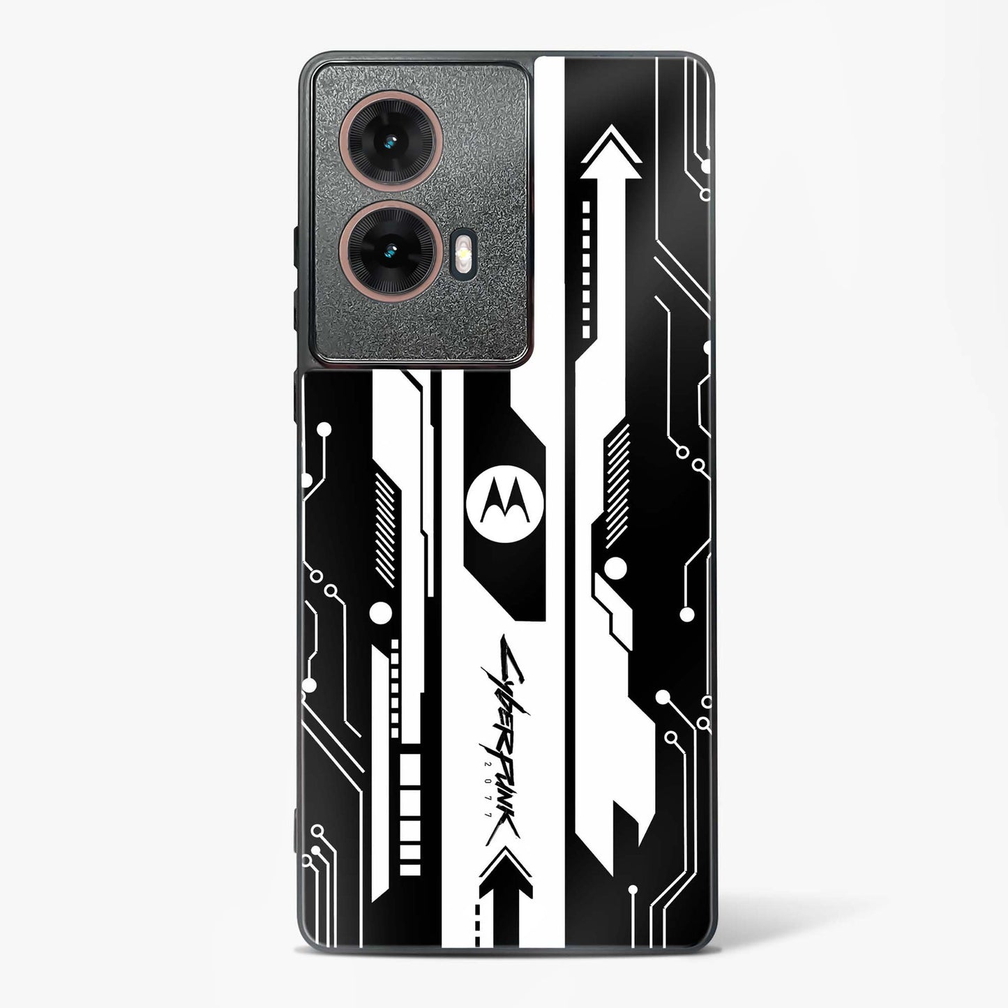 Gaming Abstract Glass Phone Case-Moto G85 5G