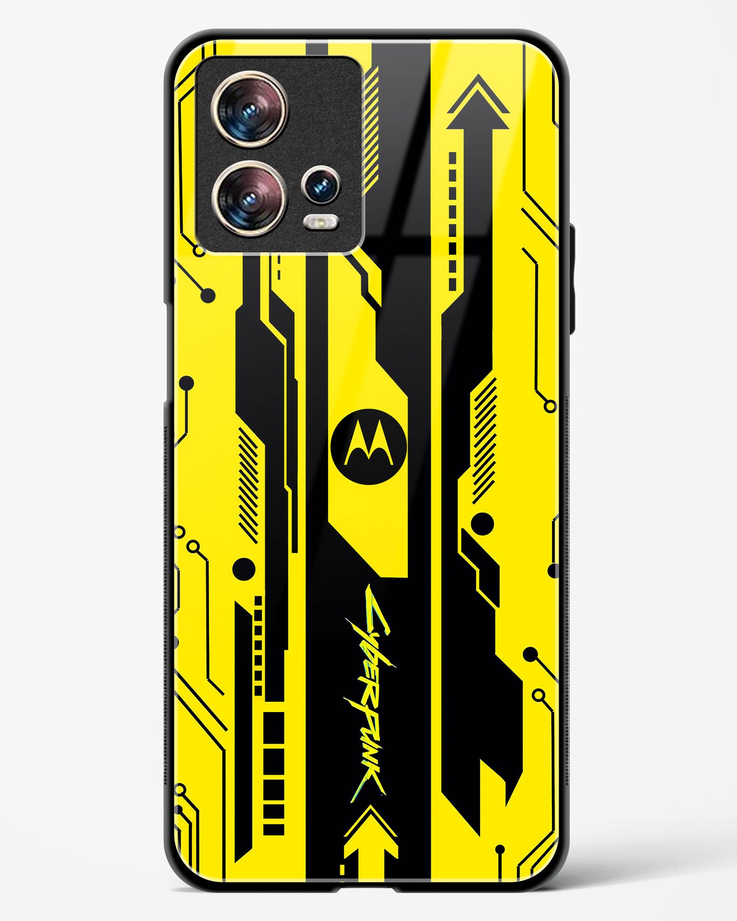 Gaming Abstract Glass Phone Case-Motorola Edge 30 Fusion