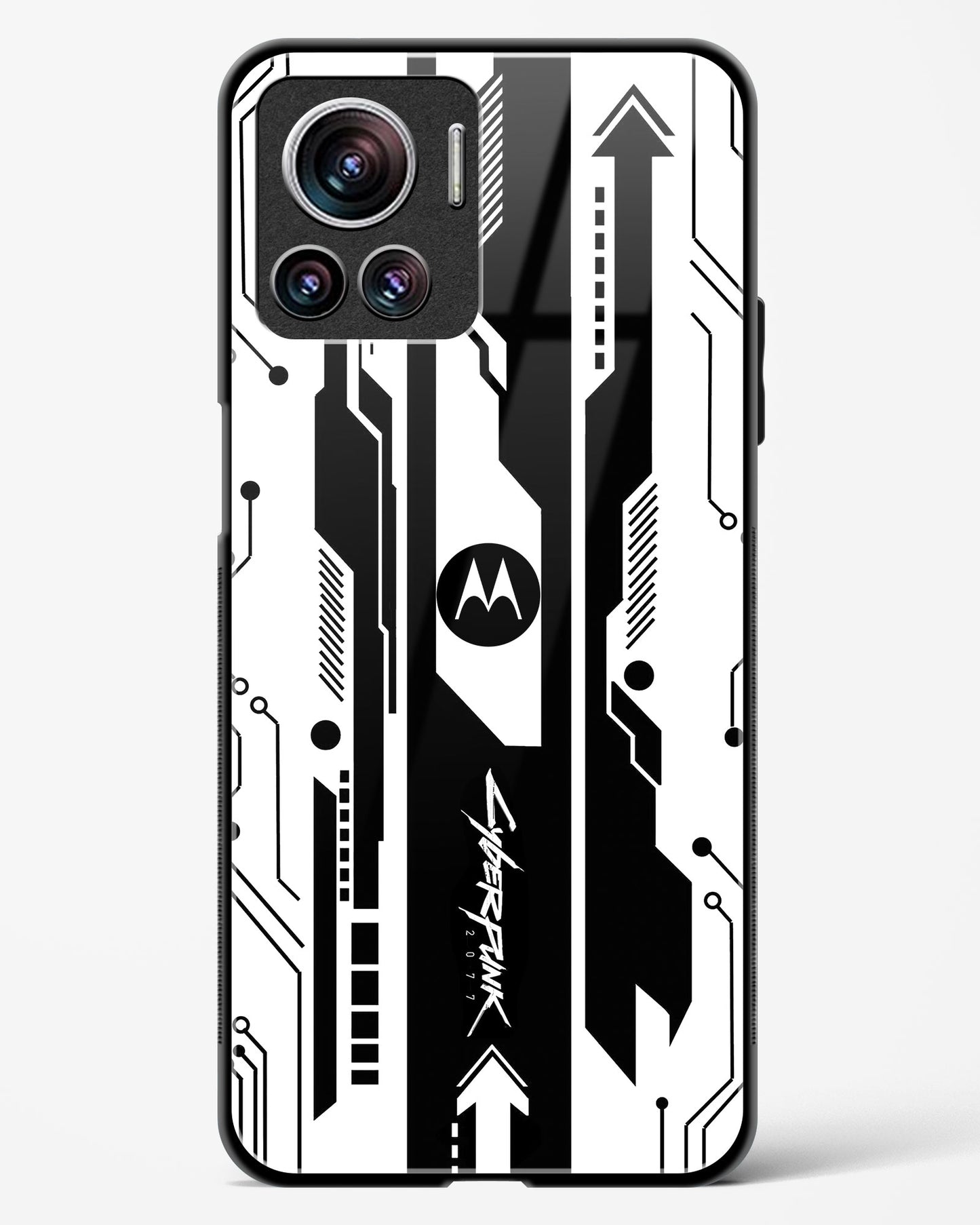 Gaming Abstract Glass Phone Case-Motorola Edge 30 Ultra