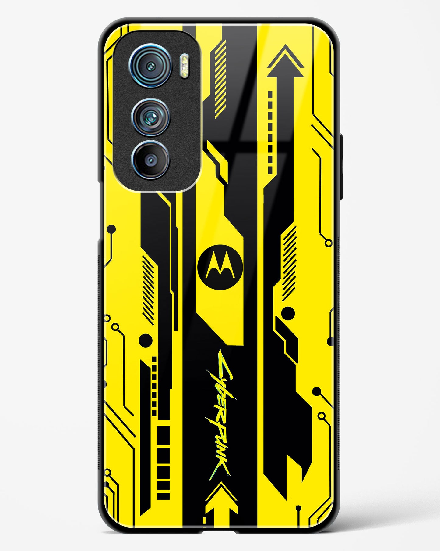 Gaming Abstract Glass Phone Case-Motorola Edge 30