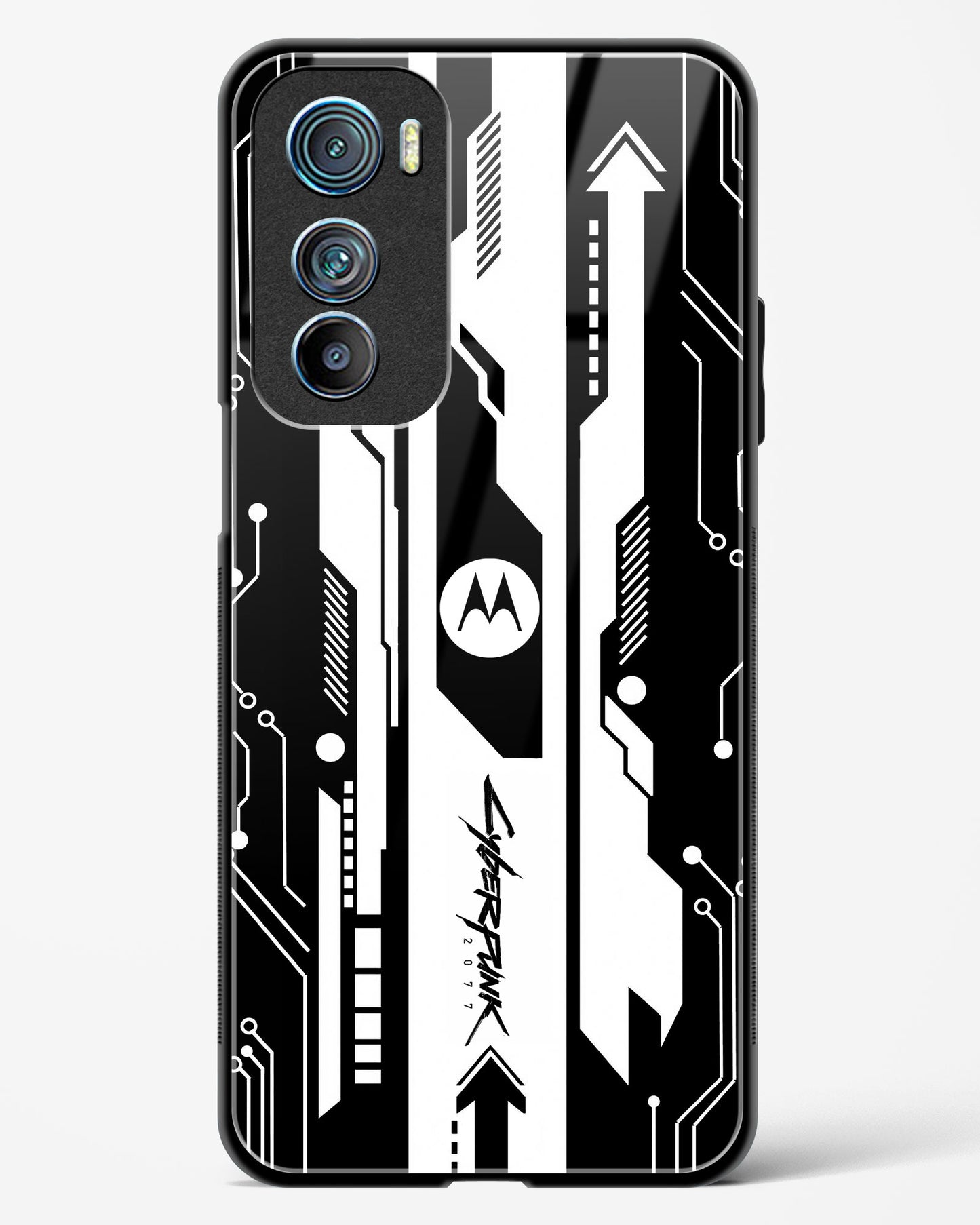 Gaming Abstract Glass Phone Case-Motorola Edge 30