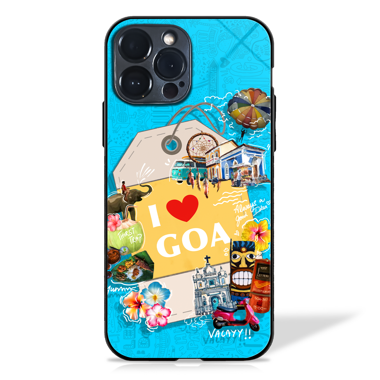 City illustration Glass Case (9 Cities)