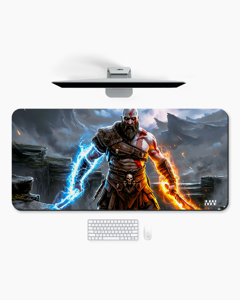 God of War Flames of Olympus Deskmat
