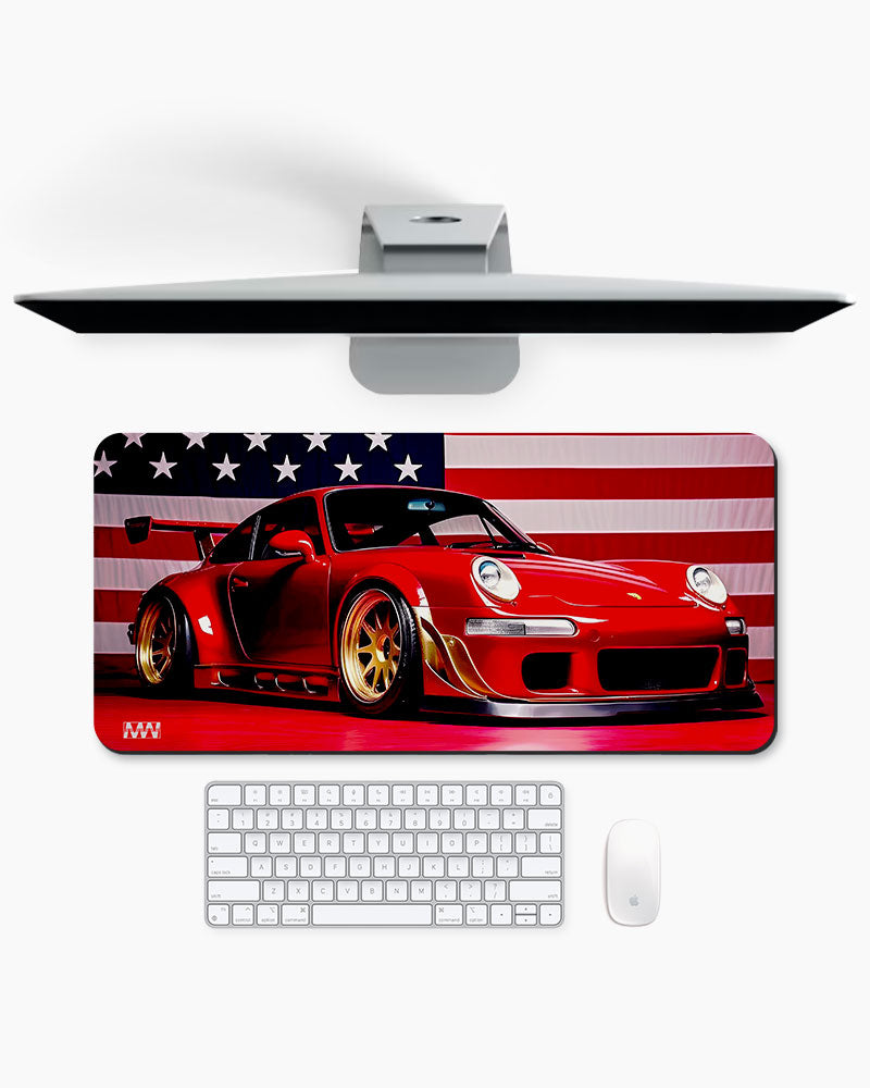 Gold Rush Racer Desk Mat
