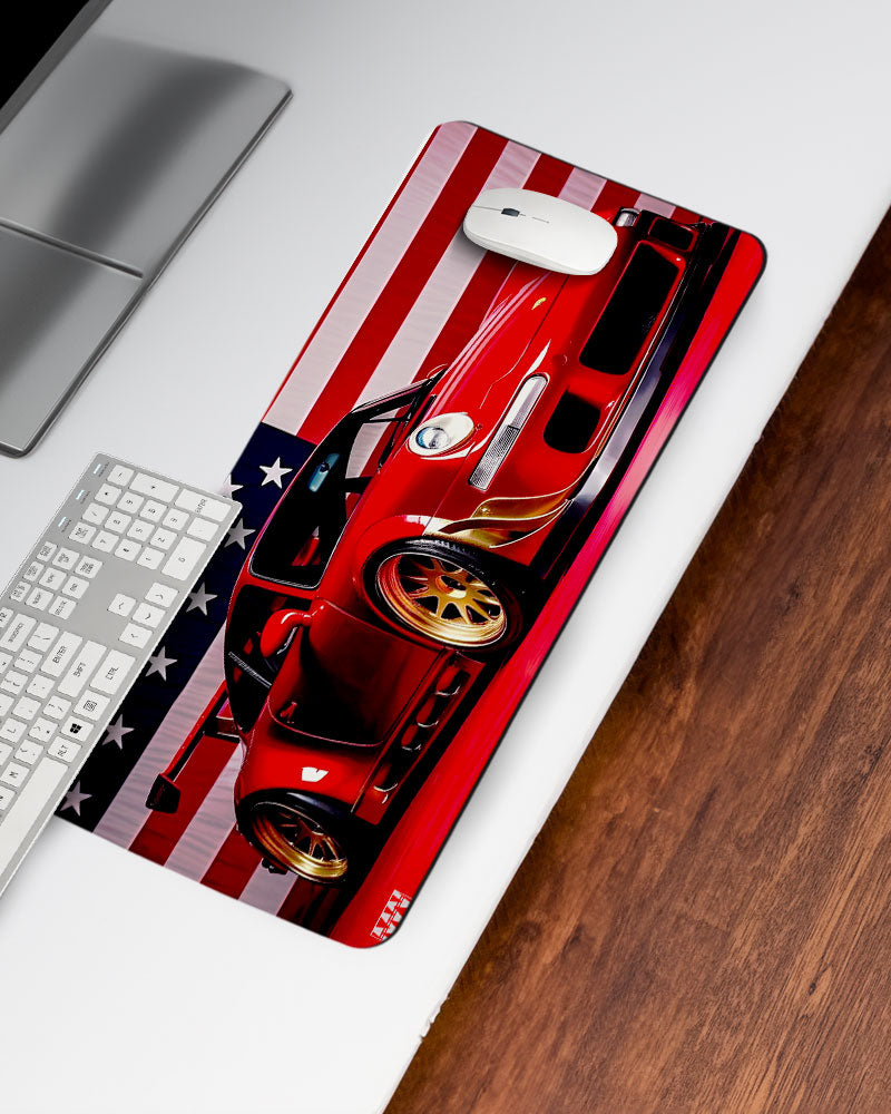 Gold Rush Racer Desk Mat