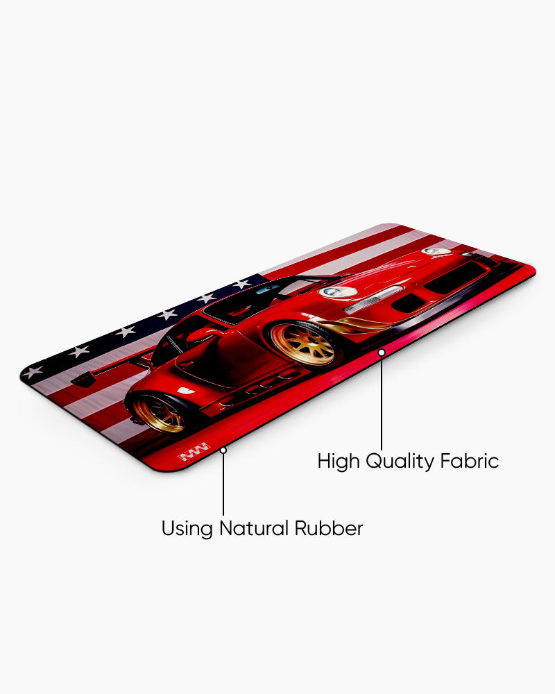 Gold Rush Racer Desk Mat