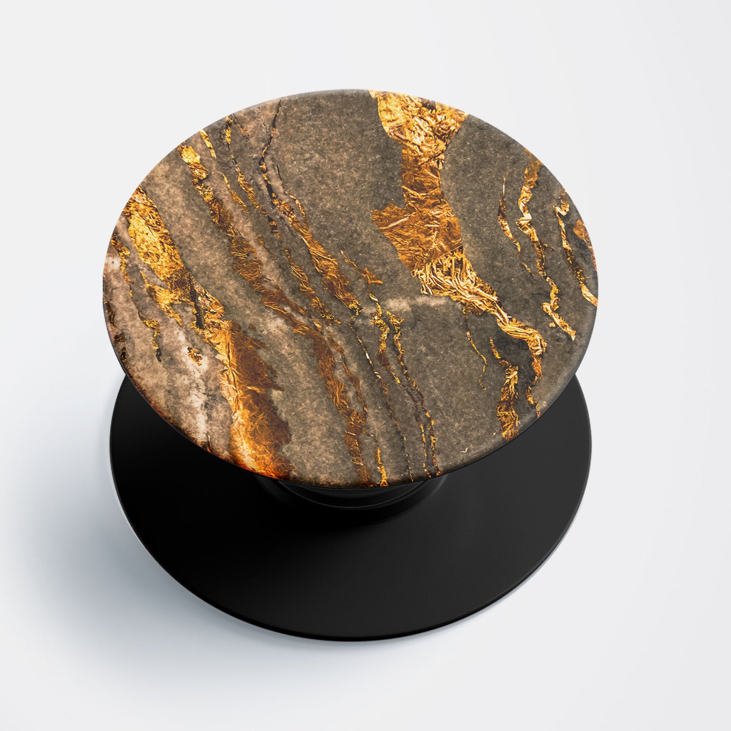 Gold Vein Marble Flat Pop Holder