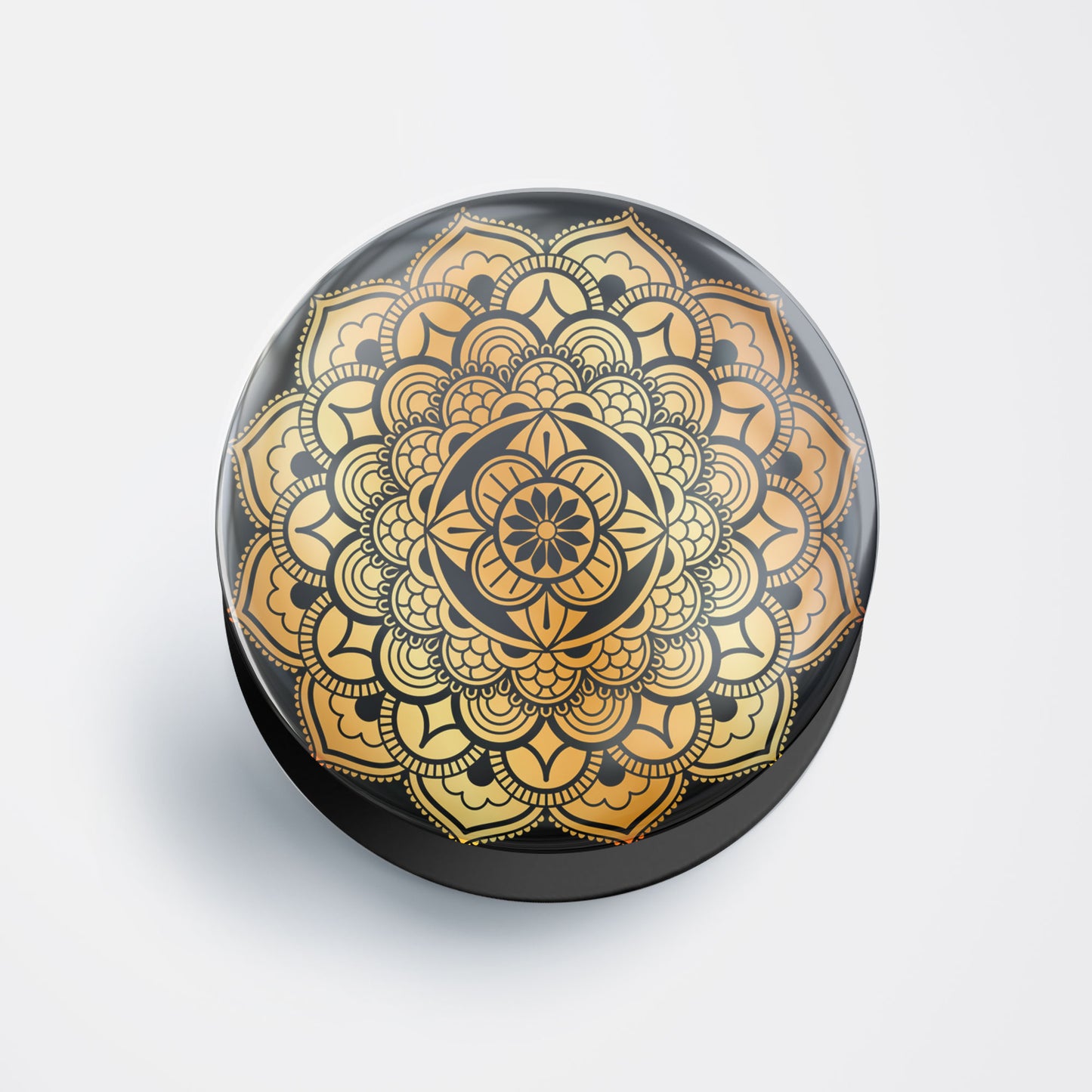 Golden Mandala Gloss Pop Holder