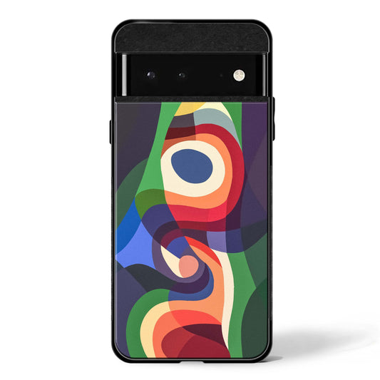 Vibrant Abstract Art Google Pixel Glass Phone Case