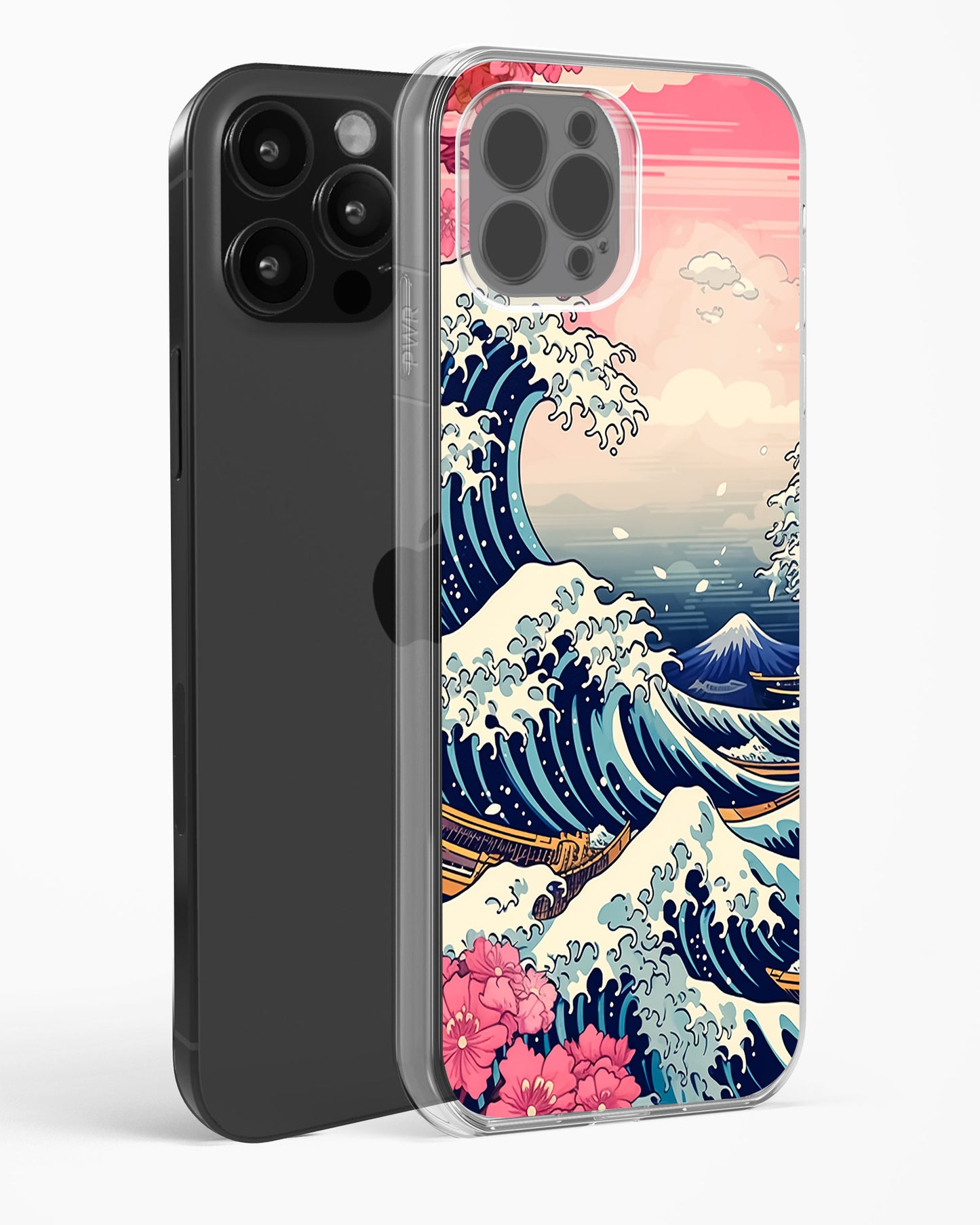 Great Wave off Kanagawa Clear Silicone Case