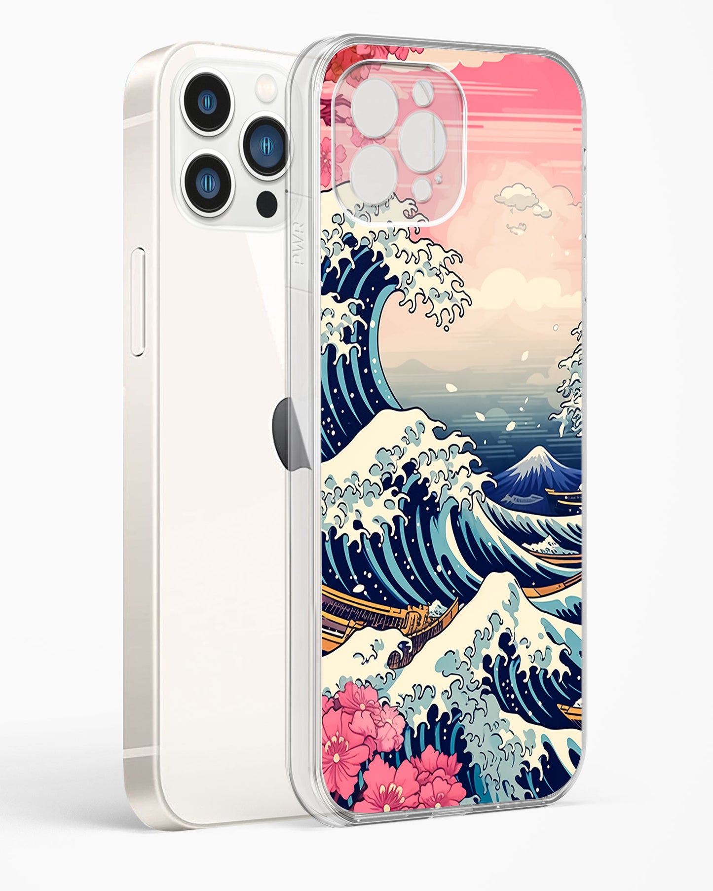 Great Wave off Kanagawa Clear Silicone Case