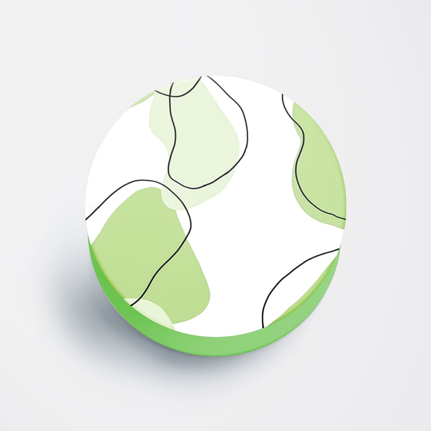 Green Boho Flat Pop Holder