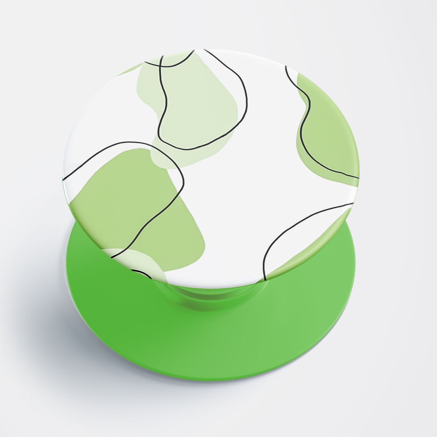 Green Boho Flat Pop Holder