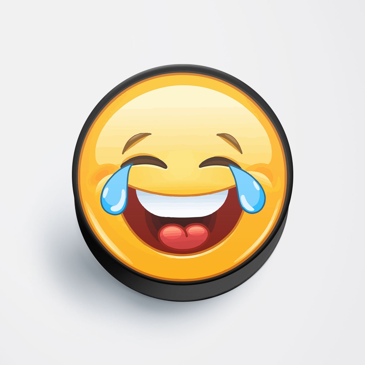 Ha Ha Emoji Flat Pop Holder
