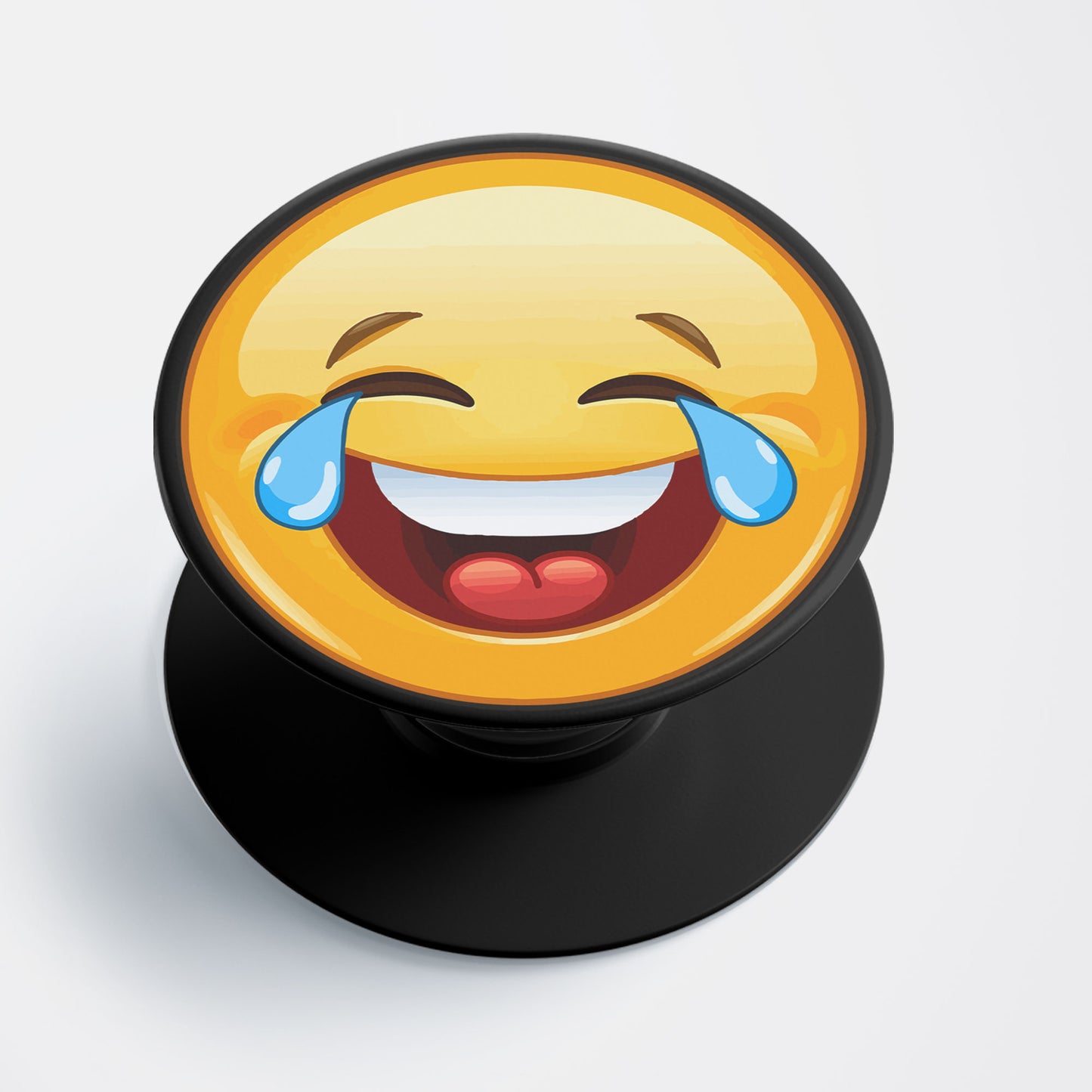 Ha Ha Emoji Flat Pop Holder