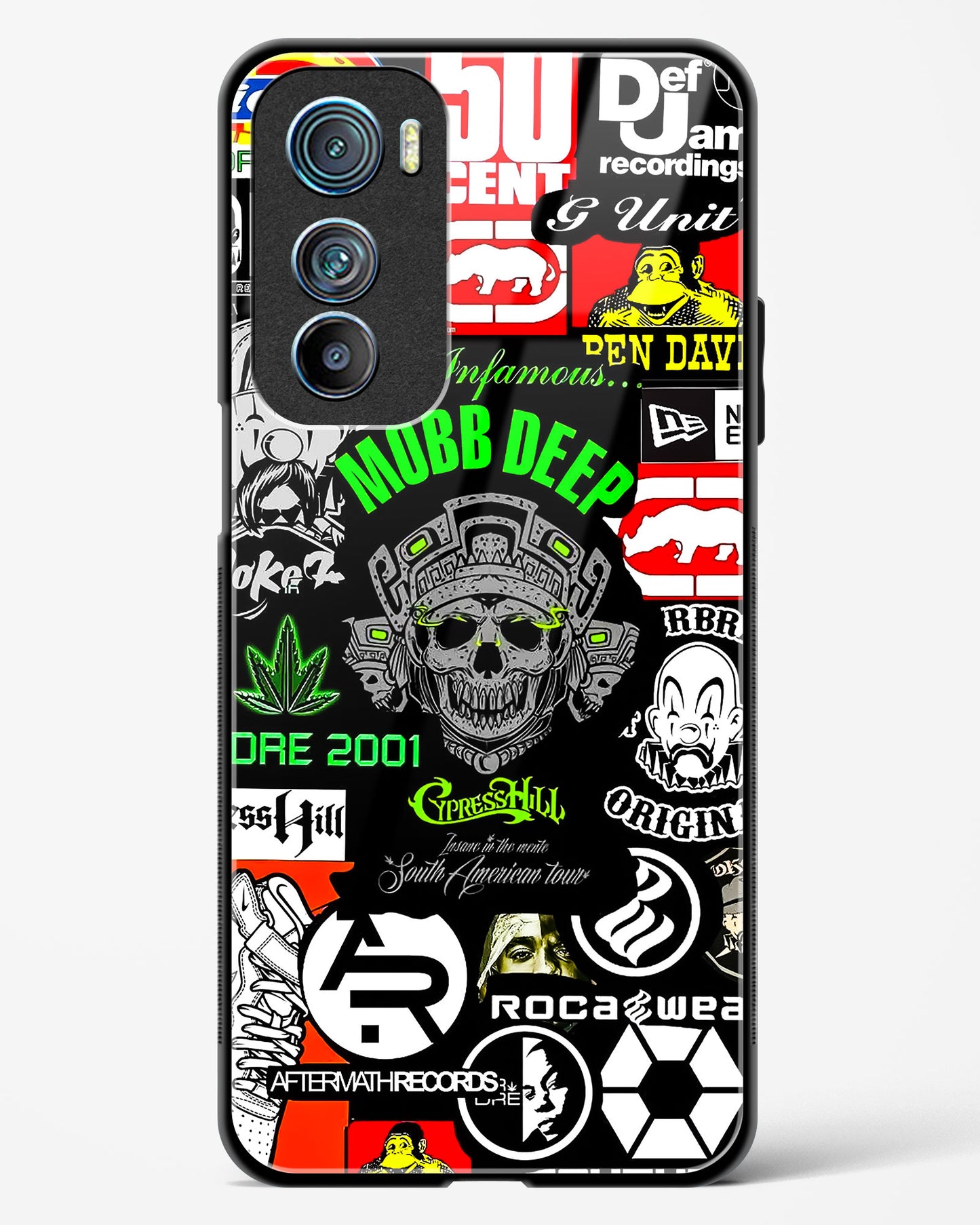 Hip Hop Culture Glass Phone Case-Motorola Edge 30