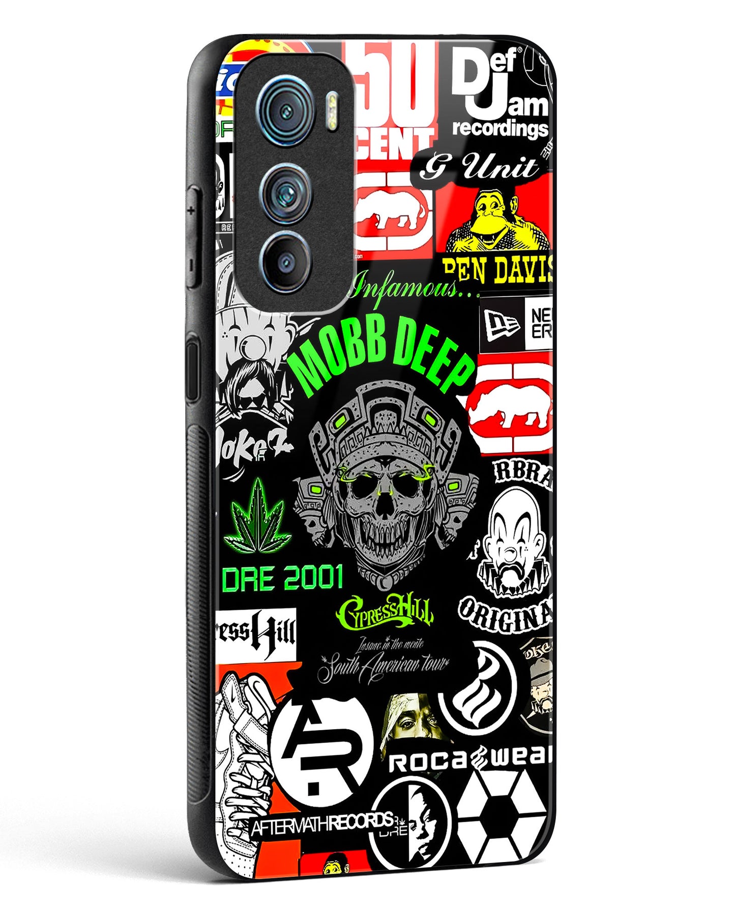 Hip Hop Culture Glass Phone Case-Motorola Edge 30
