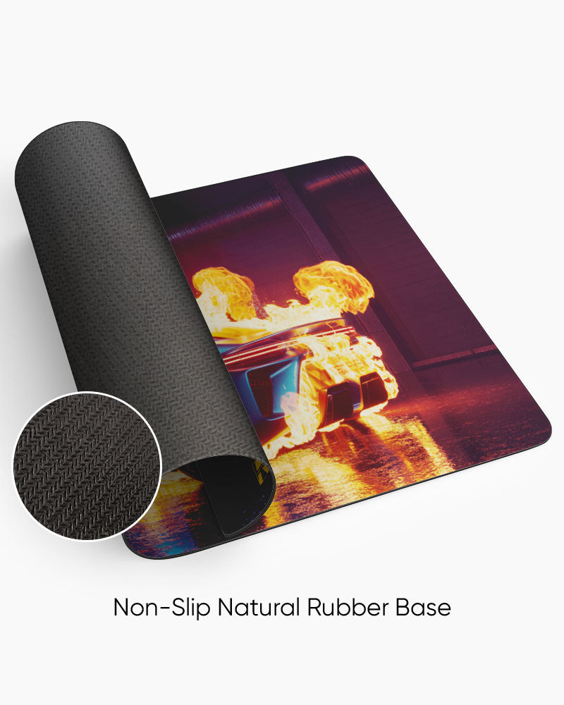 Ignition Fury Blue Blaze Racer DeskMat