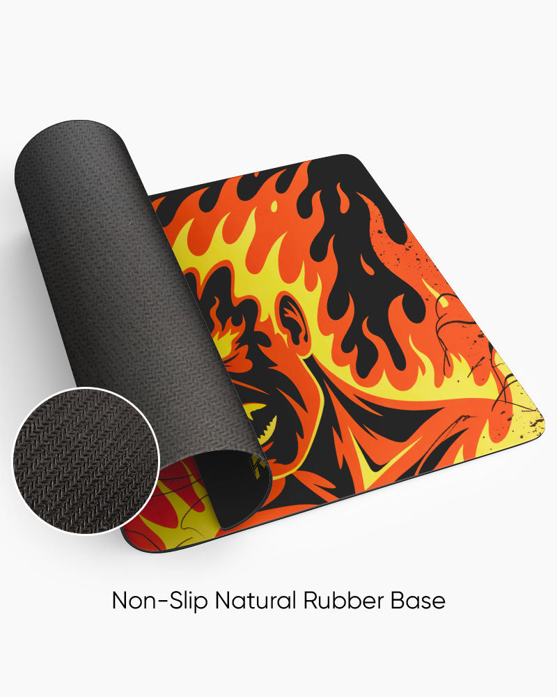 Inferno Unleashed Power Beyond Control Deskmat