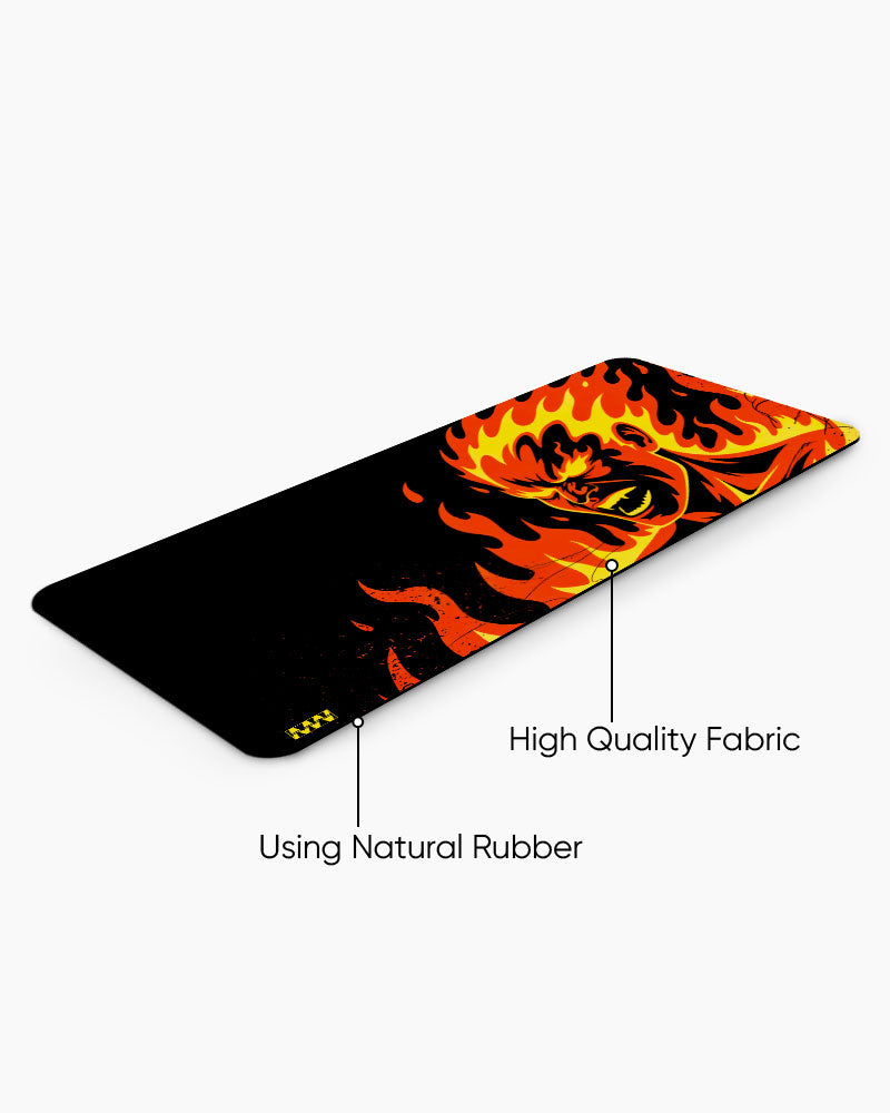 Inferno Unleashed Power Beyond Control Deskmat